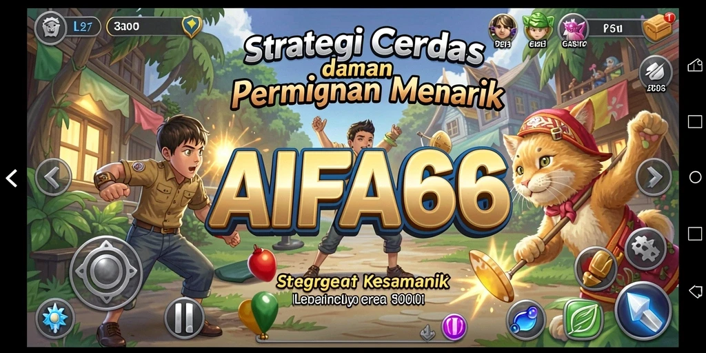 Tampilan gameplay AIFA66 dengan strategi yang mendebarkan.