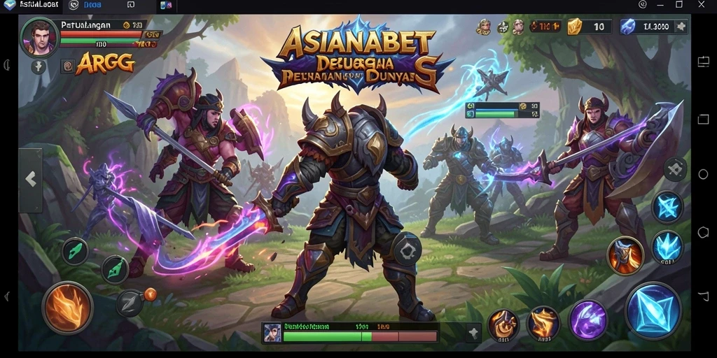 Screenshot gameplay ASIANABET yang menunjukkan pertarungan seru dan grafis menakjubkan.