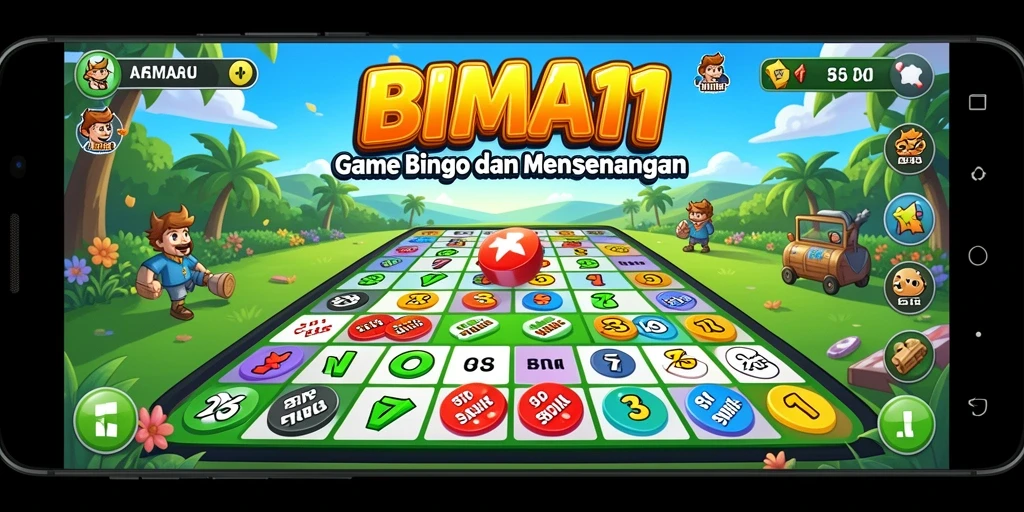 Tampilan gameplay seru dari BIMA11 yang menampilkan momen menarik saat bermain Bingo.