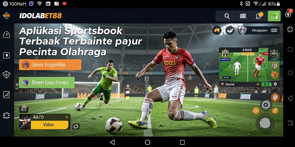 Tampilan gameplay Sportsbook IDOLABET88 yang menarik dan interaktif.