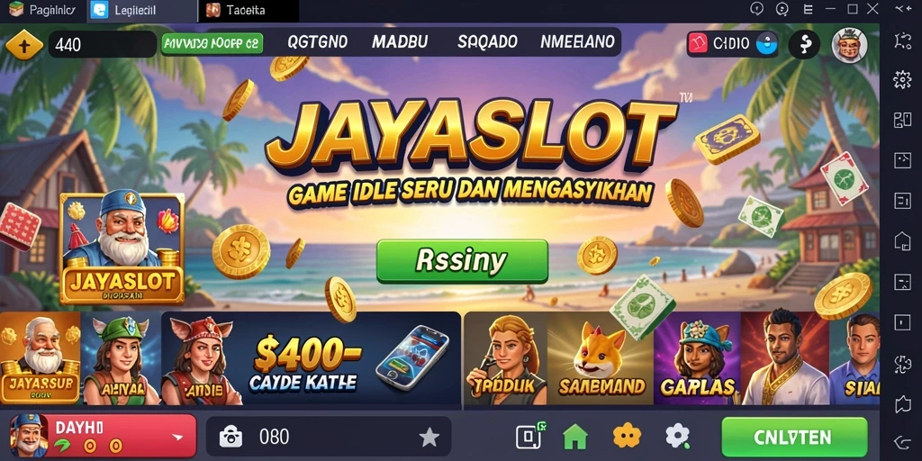 Screenshot menampilkan aksi gameplay seru di JAYASLOT.