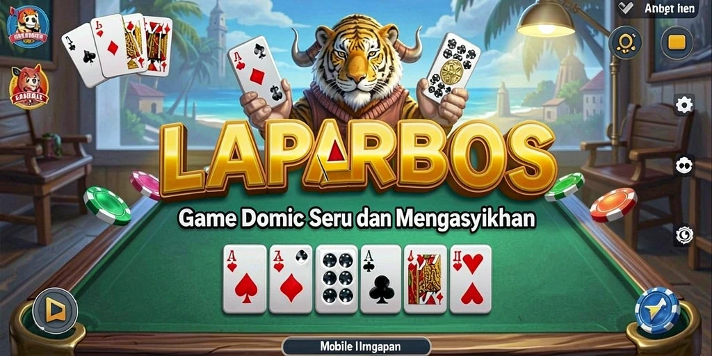 Gameplay seru LAPARBOS dalam permainan Domino yang penuh strategi.