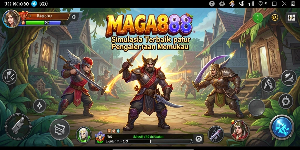 Tampilan gameplay MAGA888 yang menarik dan interaktif.