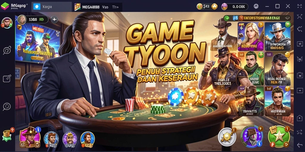 Tampilan menarik dari gameplay Tycoon di MEGA888.