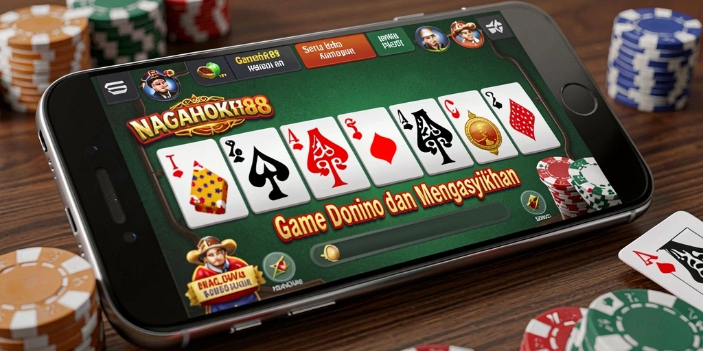 Tampilan menarik gameplay Domino NAGAHOKI88