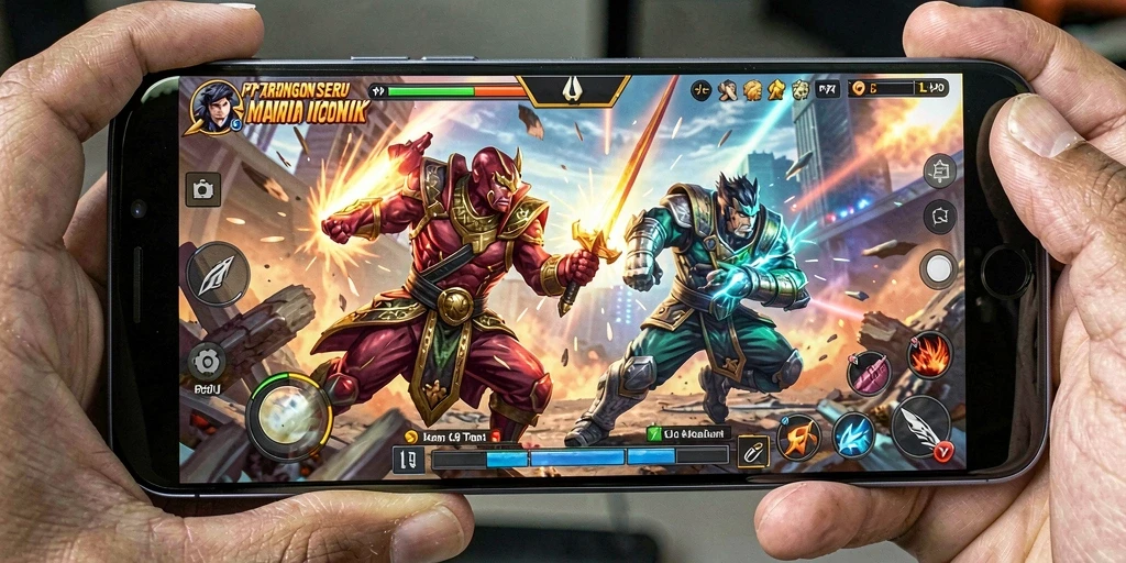 Tampilan gameplay PP7 yang intens dan mendebarkan.