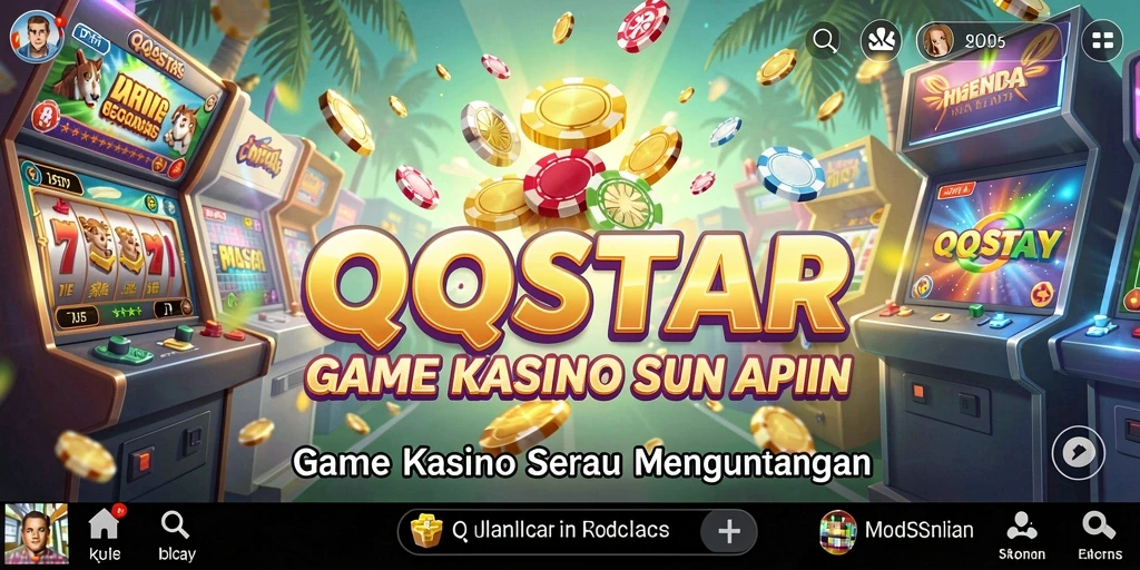 Gameplay menarik dalam aplikasi QQSTAR yang penuh warna dan keseruan.